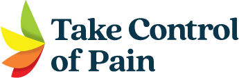 colorful logo of take control of pain